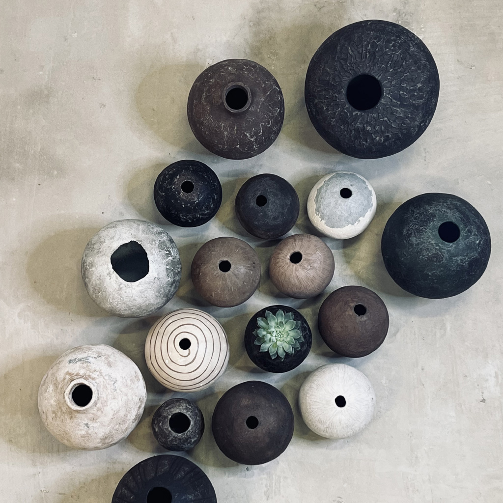 Capsule collection oggettistica in cemento artigianale