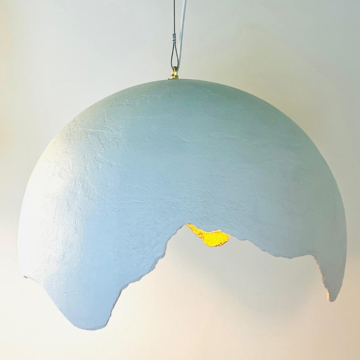 Lampada minimalista bianca in cemento naturale - Lakota White