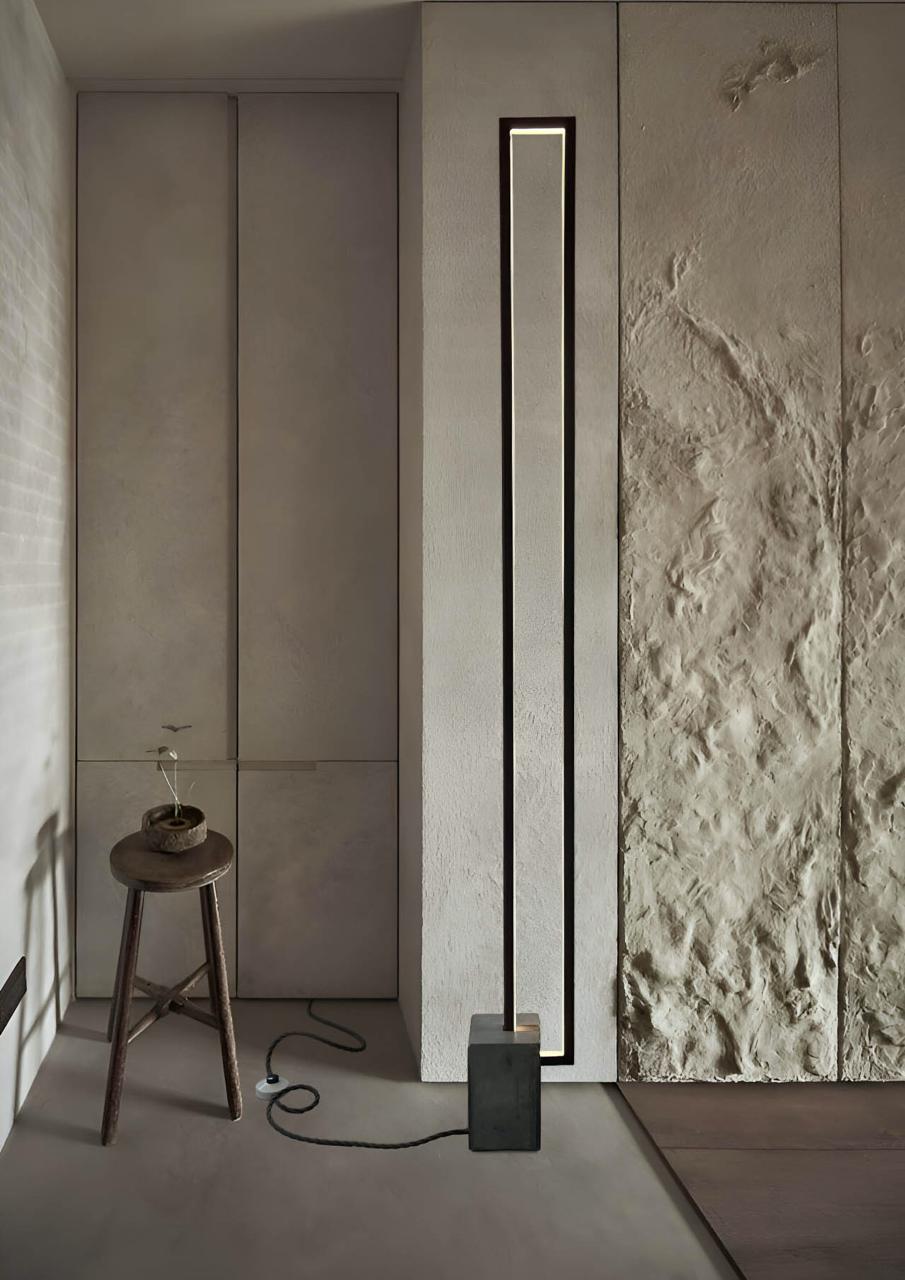 Lampada Neka in cemento dal design minimalista ed elegante